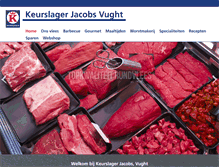 Tablet Screenshot of jacobs-slagerij.nl